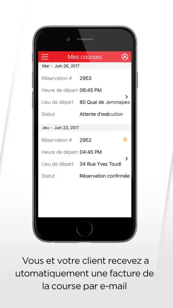 Chauffeur App - The driver app Screenshots