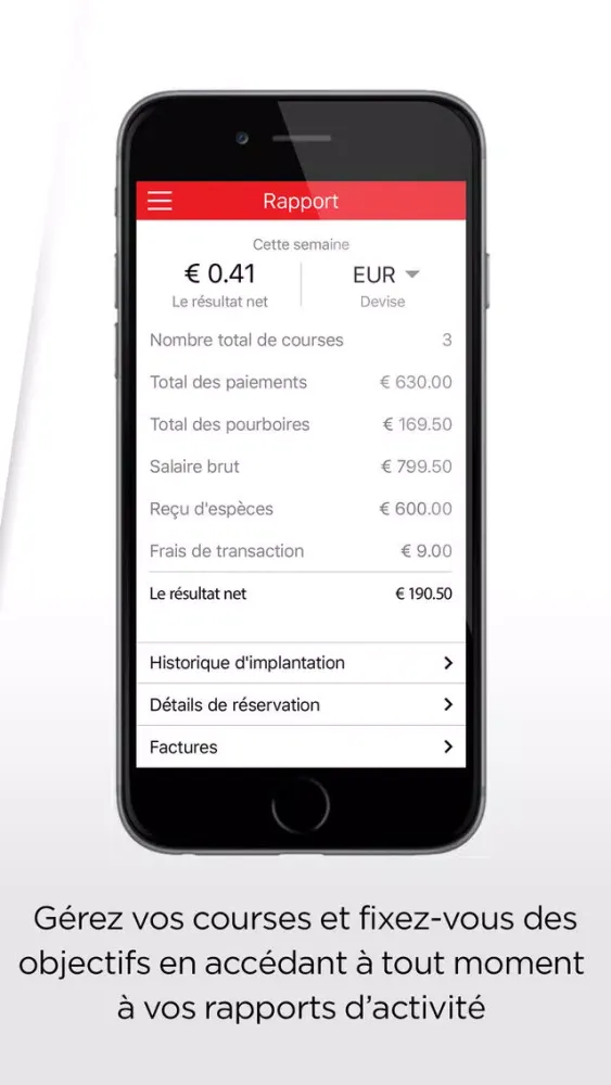 Chauffeur App - The driver app Screenshots