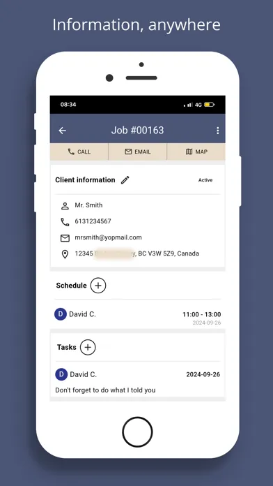 Zrzuty ekranu Sercom | Field Service Mngmt