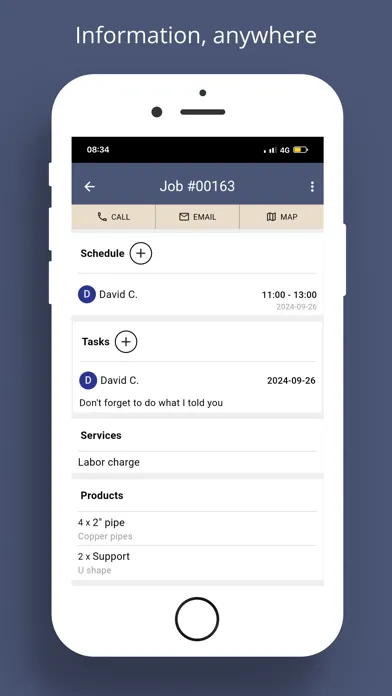 Zrzuty ekranu Sercom | Field Service Mngmt
