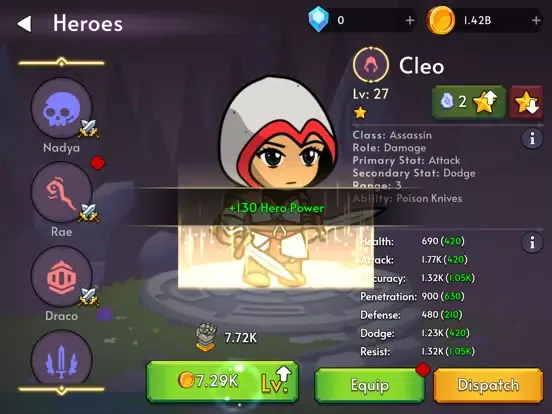 Captures d'écran de Mobile Heroes: Idle RPG Heroes iPad 