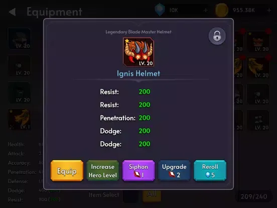 Captures d'écran de Mobile Heroes: Idle RPG Heroes iPad 