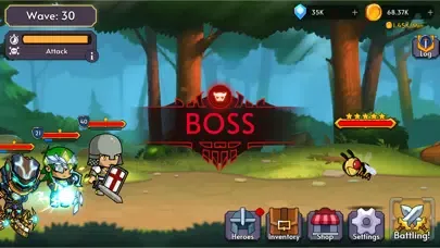 Captures d'écran de Mobile Heroes: Idle RPG Heroes