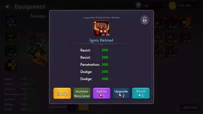 Captures d'écran de Mobile Heroes: Idle RPG Heroes