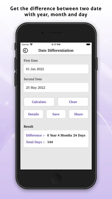 Capturas de tela do Age Calculator - Find Age