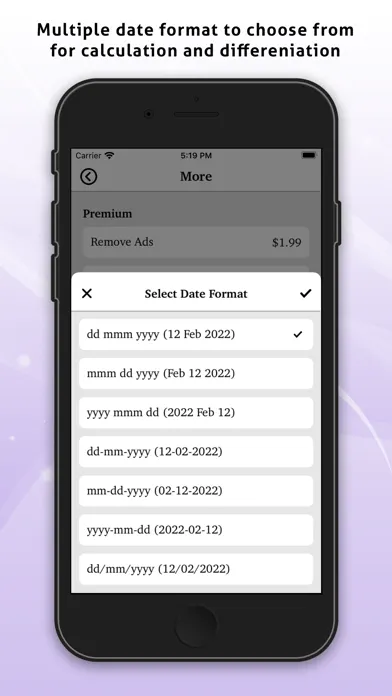 Capturas de tela do Age Calculator - Find Age