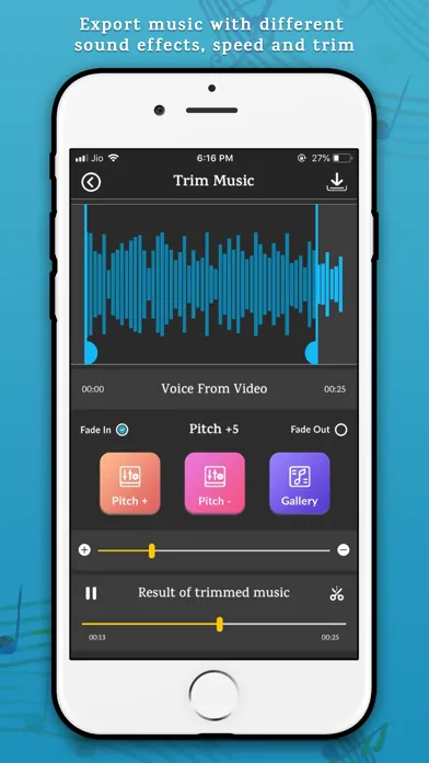 ภาพหน้าจอของ Ringtone Maker for iPhones