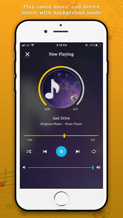 ภาพหน้าจอของ Ringtone Maker for iPhones
