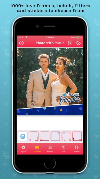 Love Photo Maker With Music स्क्रीनशॉट