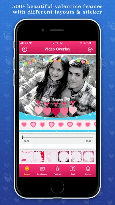 Ảnh chụp màn hình của Love Video Maker With Songs