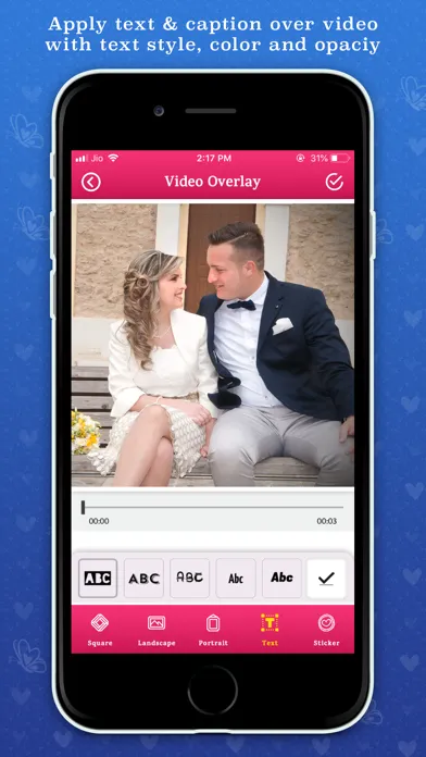 Ảnh chụp màn hình của Love Video Maker With Songs