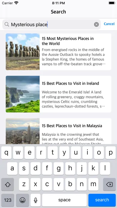 Скриншоты Things To Do for Tourist