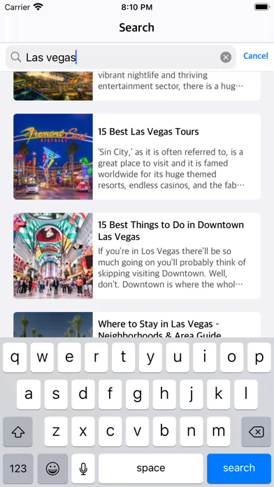 Скриншоты Things To Do for Tourist