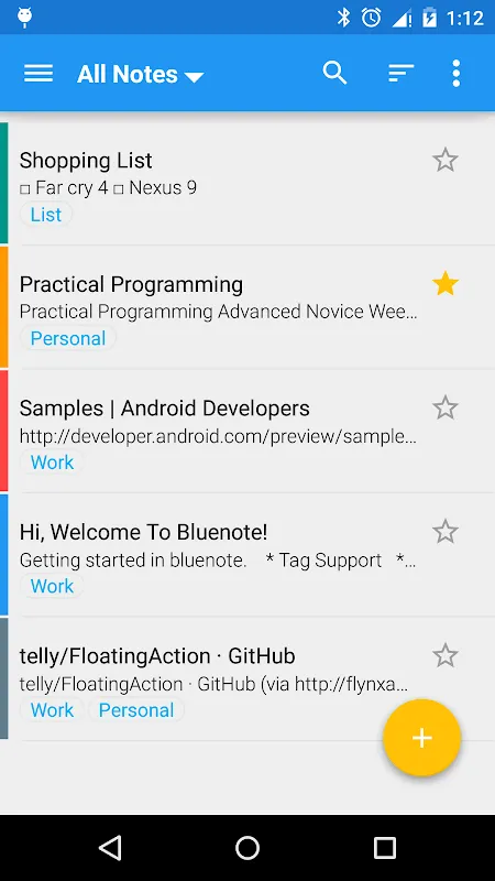 Bluenote Screenshots