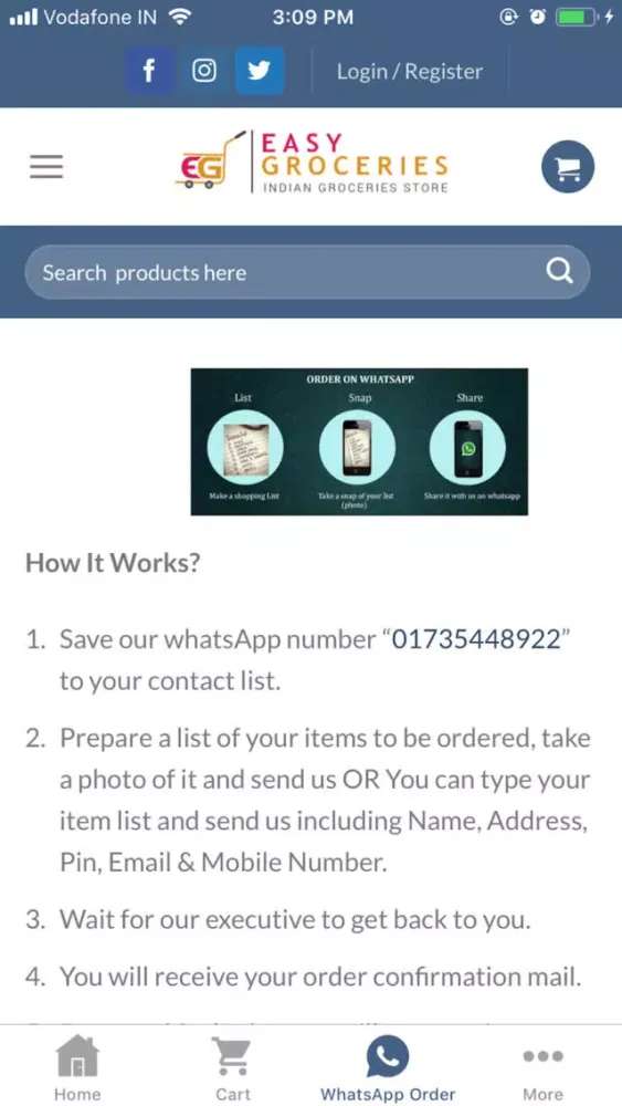Easy Groceries应用截图
