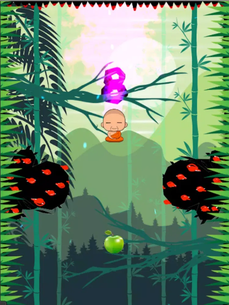 Tangkapan skrin Laughing Buddha Rising Down iPad 