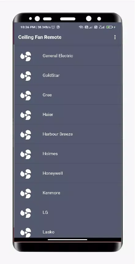 Ceiling Fan Remote Control स्क्रीनशॉट