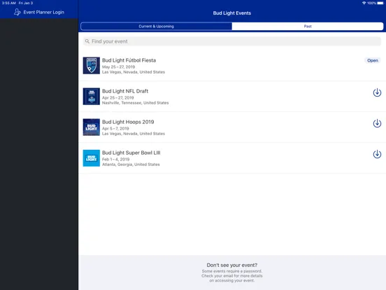Bud Light Events iPad 应用截图