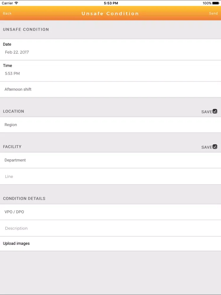 ABInbev Safety iPad  Ekran Görüntüleri