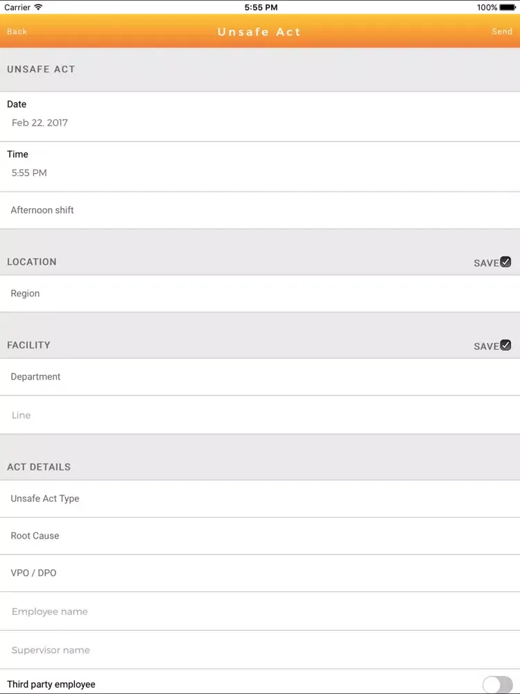 ABInbev Safety iPad  Ekran Görüntüleri