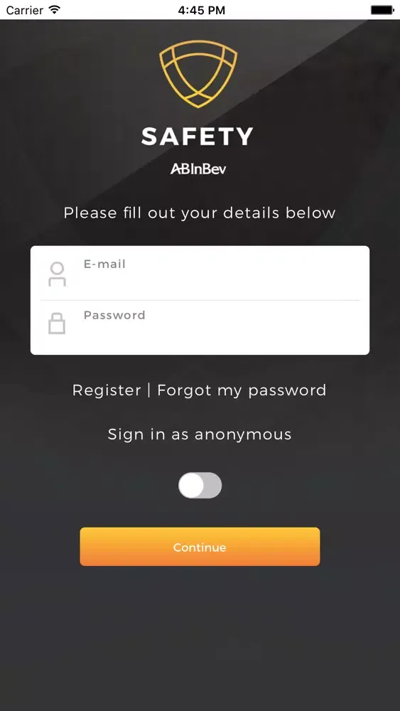 ABInbev Safety Ekran Görüntüleri