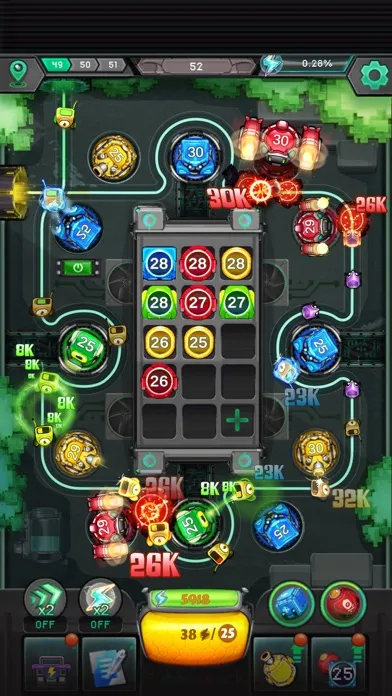 Tangkapan layar Cybershock : TD Idle & Merge