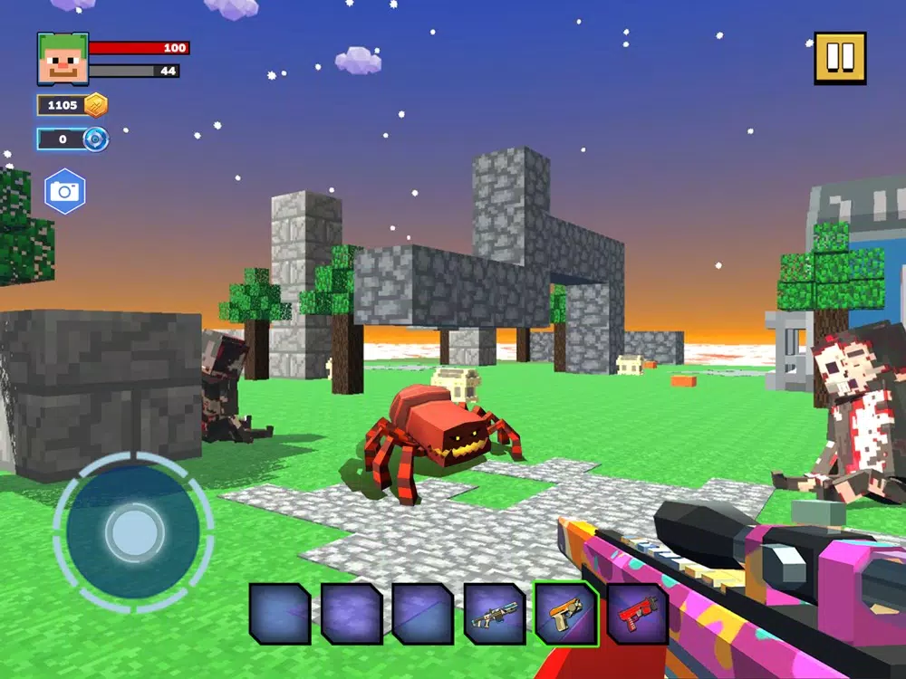 Fire Craft: 3D Pixel World iPad  스크린샷