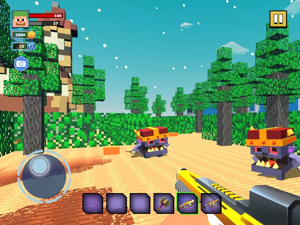 Fire Craft: 3D Pixel World iPad  스크린샷
