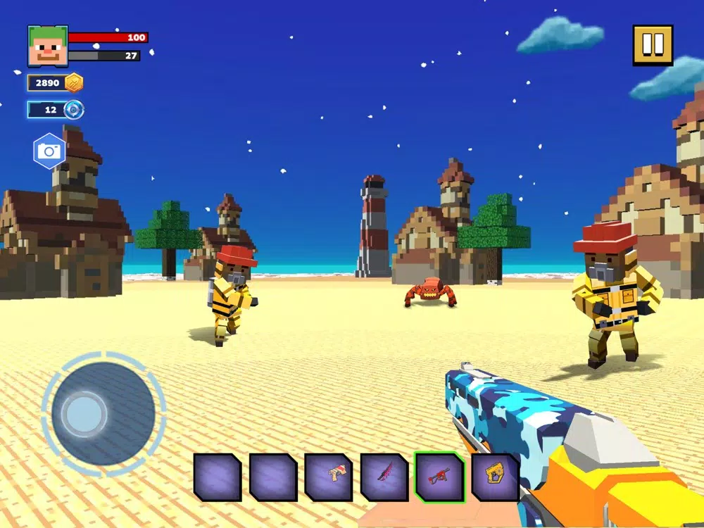 Fire Craft: 3D Pixel World iPad  스크린샷