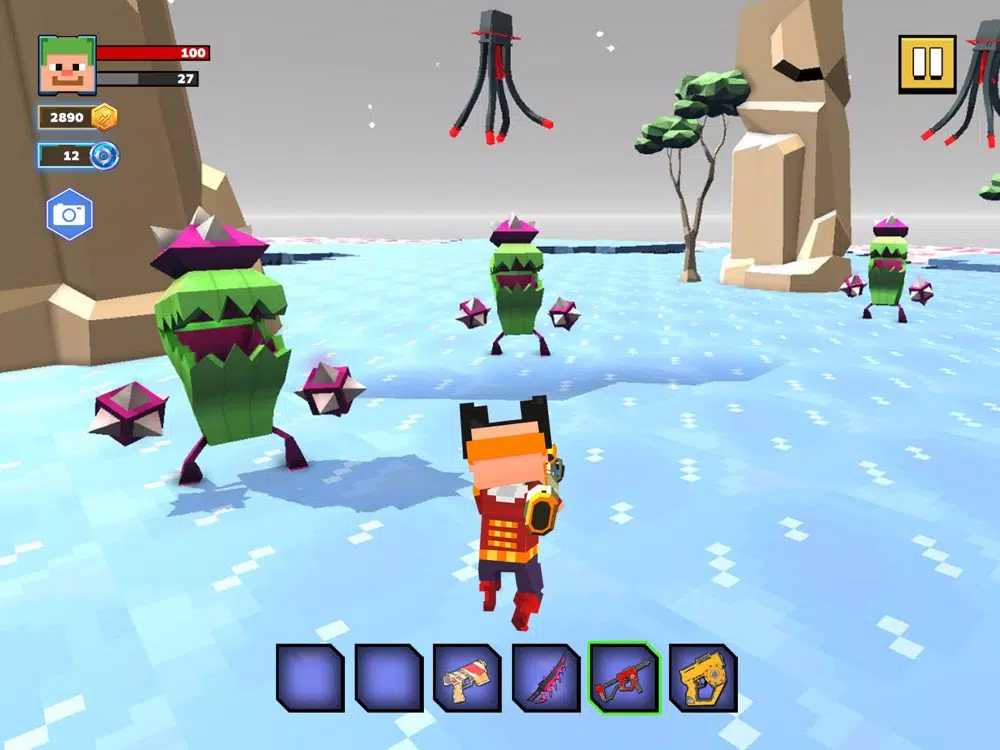 Fire Craft: 3D Pixel World iPad  스크린샷