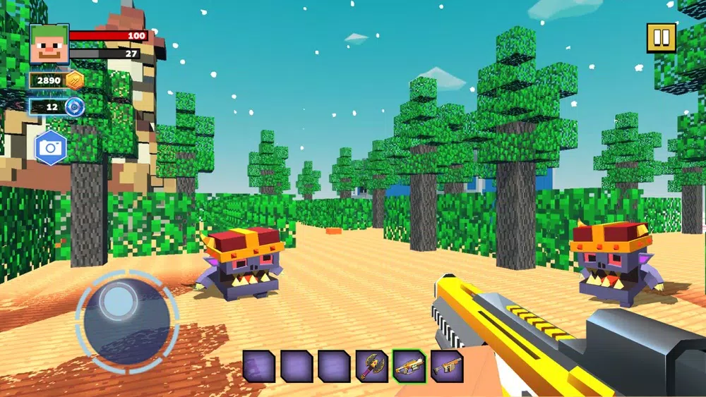 Fire Craft: 3D Pixel World 스크린샷