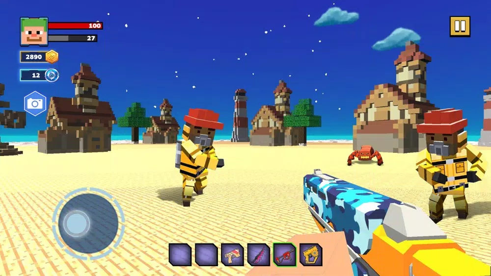 Fire Craft: 3D Pixel World 스크린샷