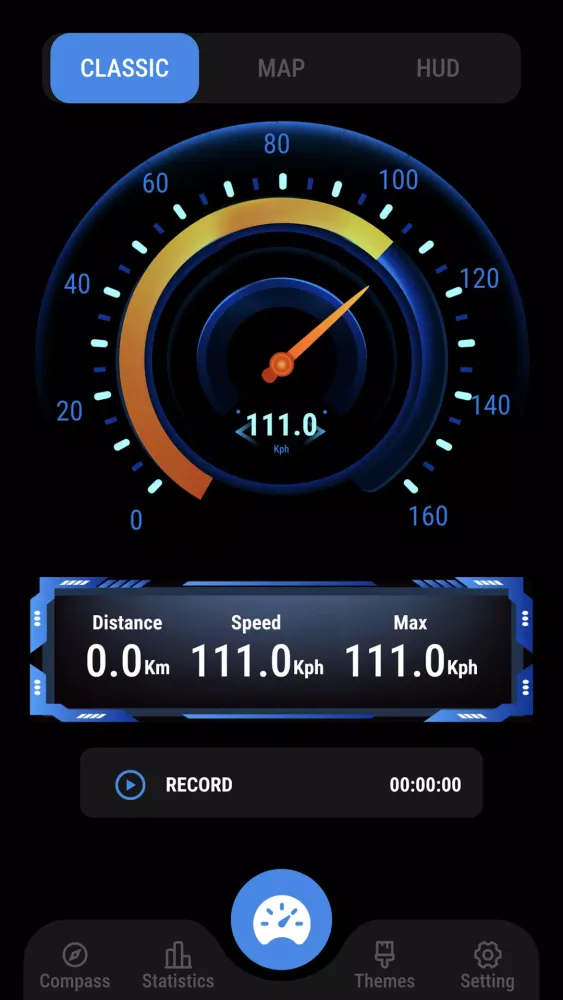 GPS HUD Speedometer & Compass Screenshots