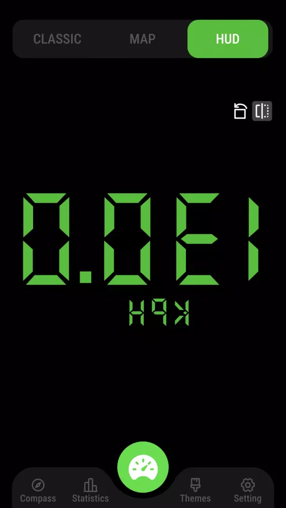 GPS HUD Speedometer & Compass Screenshots