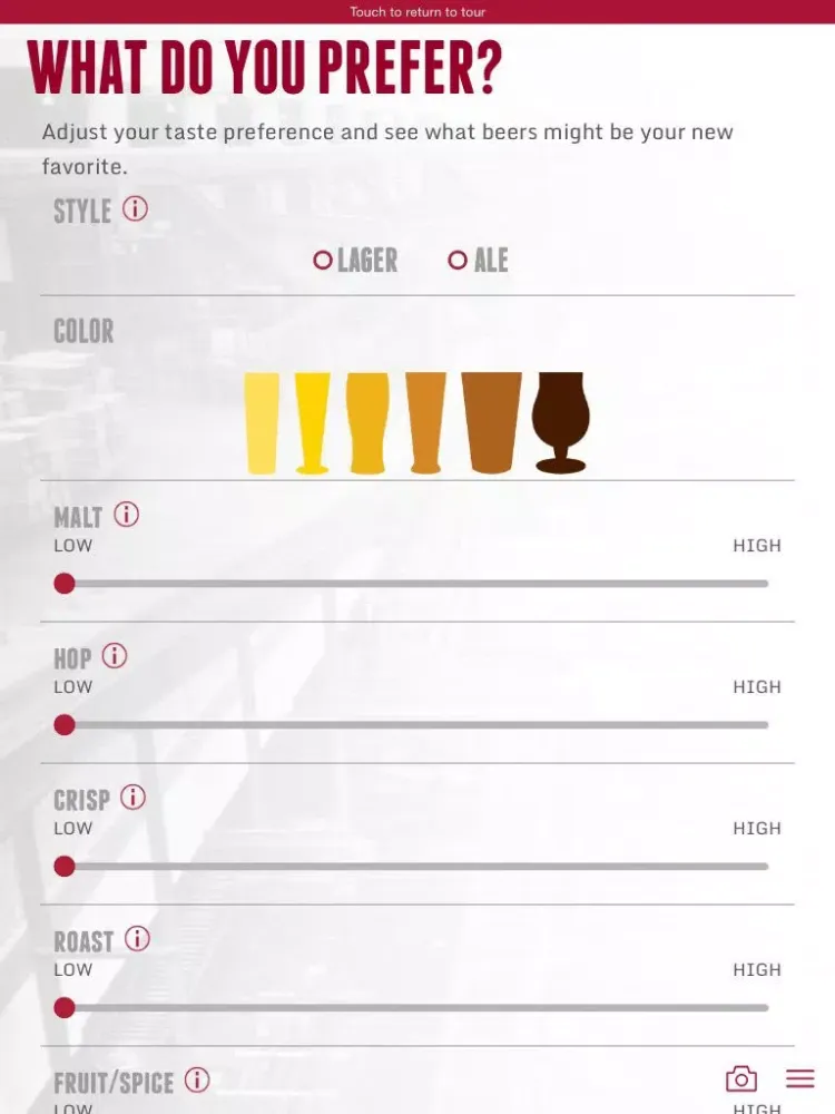 Budweiser Brewery Experience iPad 应用截图