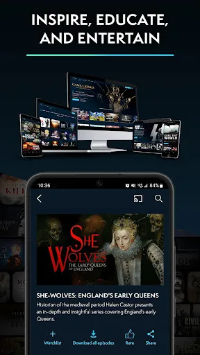 ภาพหน้าจอของ MagellanTV Documentaries