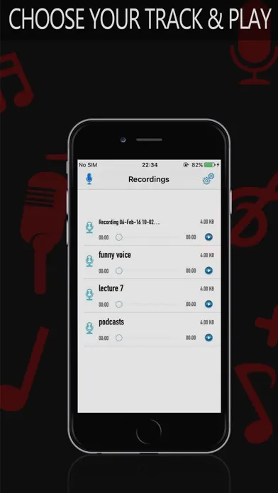 Captures d'écran de Smart Recorder - Easy Sound & Memo Recording