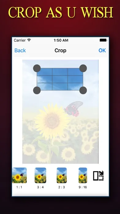 Zrzuty ekranu PHOTO CROP ++  Photo Crop Editor With Extra Tools