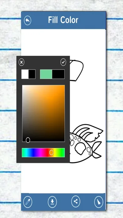 Capturas de tela do ABC English Letter Coloring -  Color Book For Children