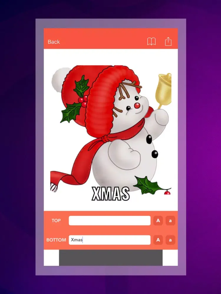 Captures d'écran de Christmas Meme Creator-Greeting Card Maker iPad 