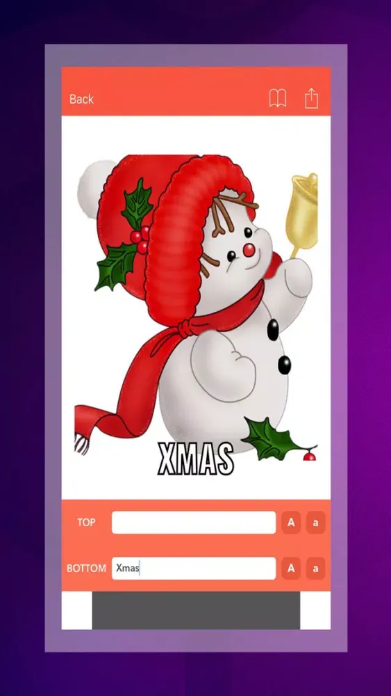 Captures d'écran de Christmas Meme Creator-Greeting Card Maker