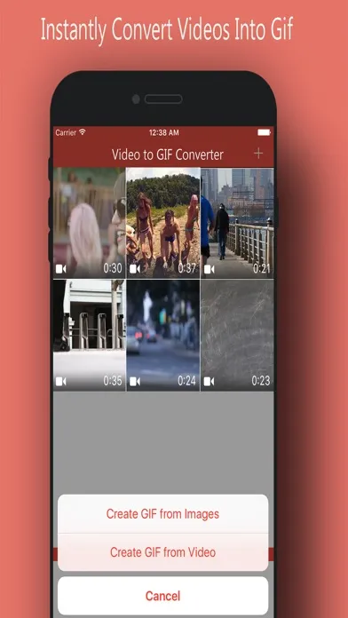 تصاویر Video to gif Converter - Convert Gif from Video