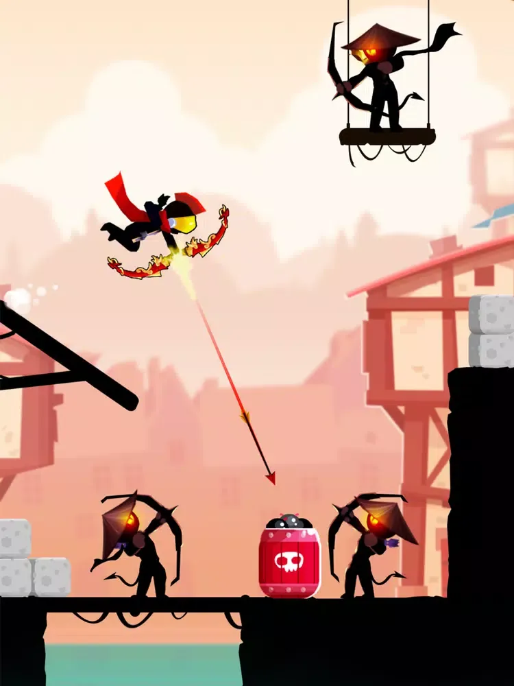 Capturas de pantalla de Stick Heroes: Arrow Master iPad 