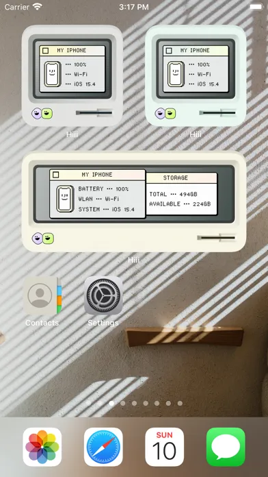 Скриншоты HiiiWidget - Animated widgets