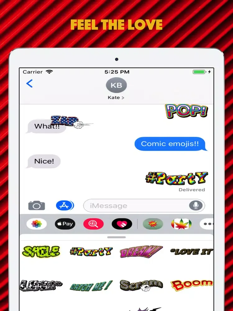ภาพหน้าจอของ Comicmoji iPad 