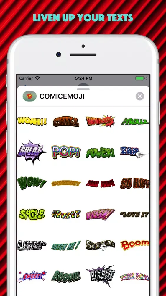 ภาพหน้าจอของ Comicmoji
