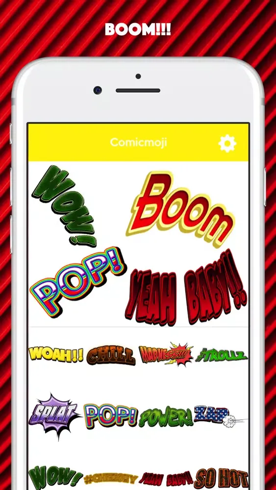 ภาพหน้าจอของ Comicmoji