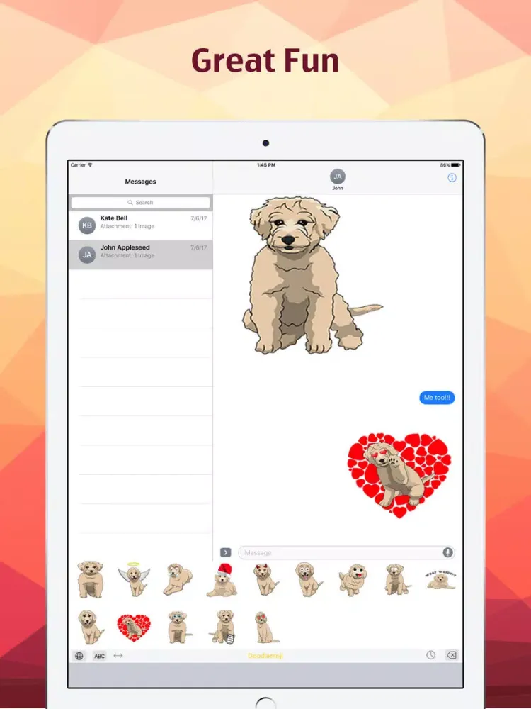Capturas de pantalla de Doodlemoji Plus iPad 