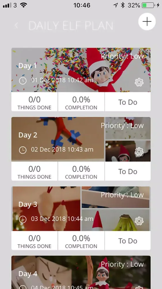 Tangkapan layar Elf Planner