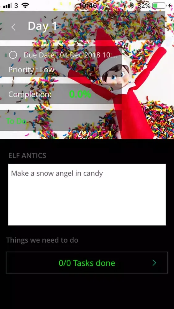 Tangkapan layar Elf Planner